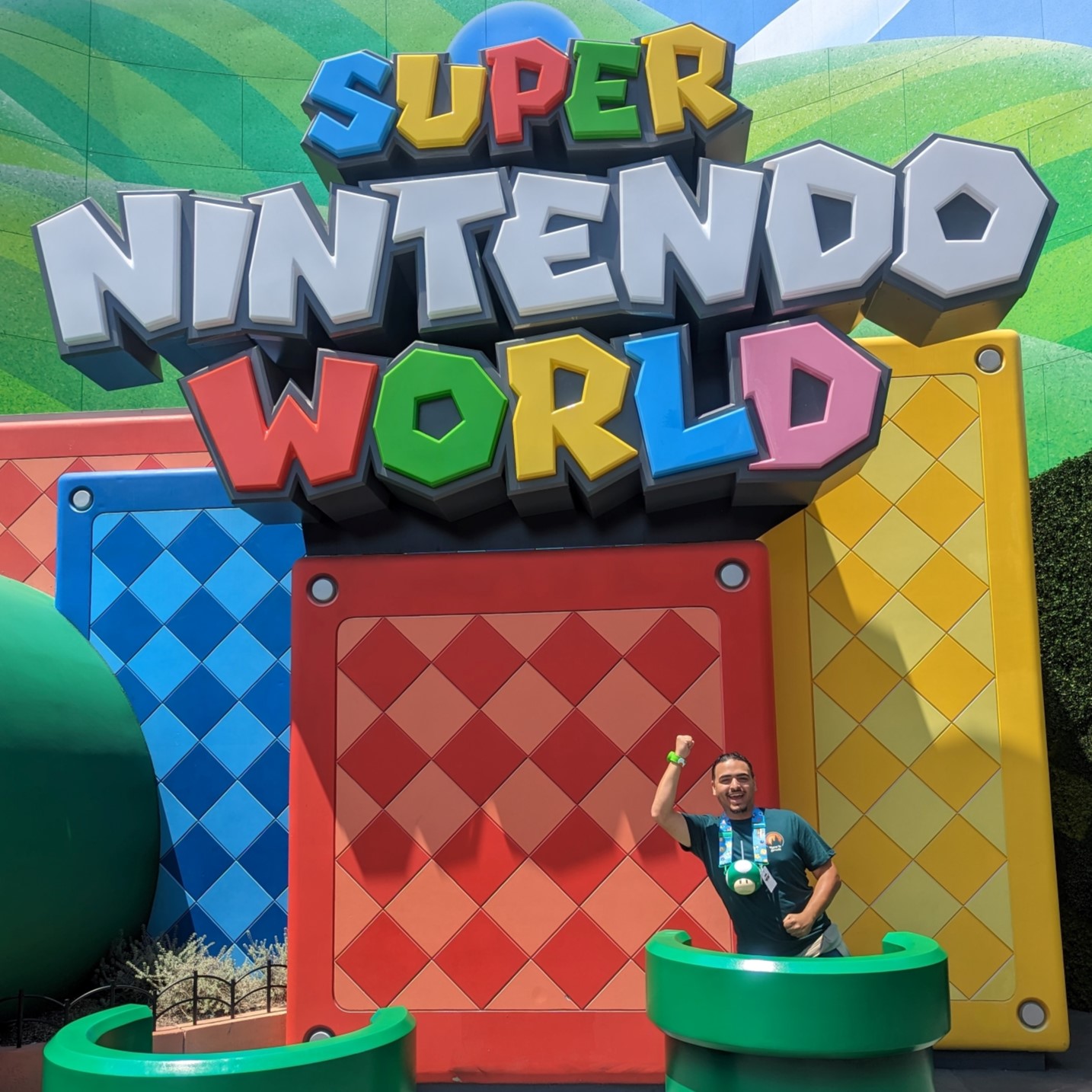 Super Nintendo World Marquee